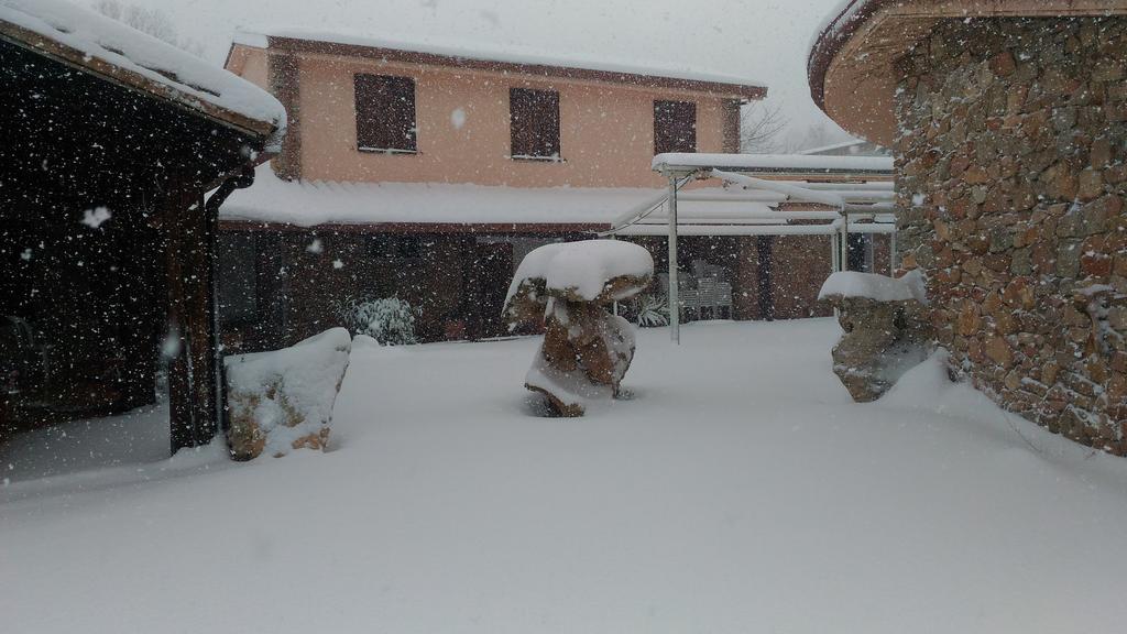 Hotel Il Nido Dell'Aquila Villanova Strisaili Bagian luar foto